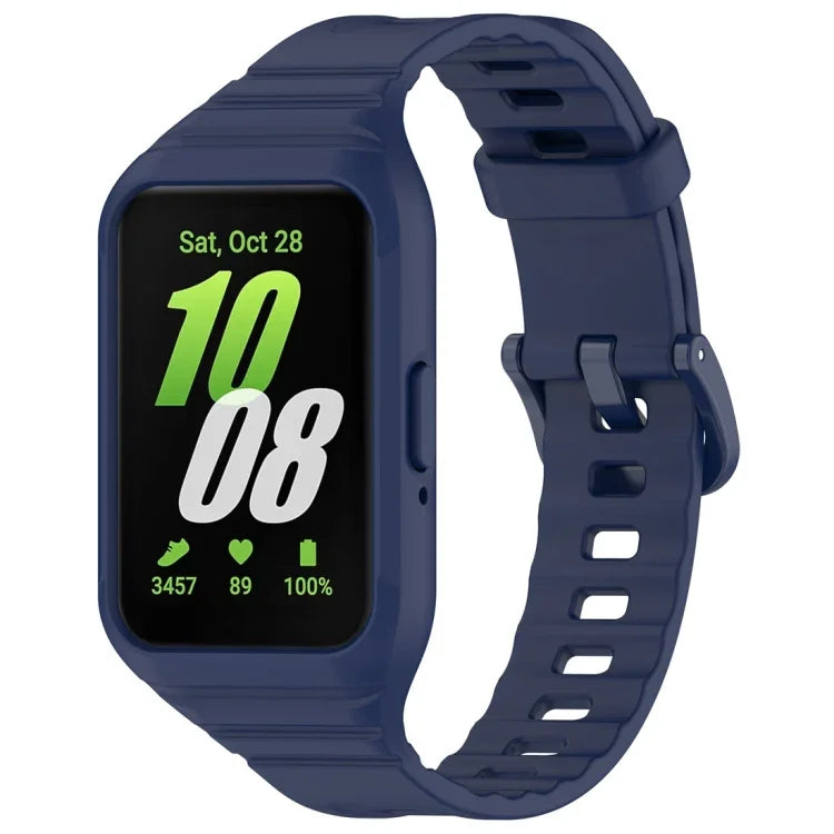 純色一體成型 TPU 錶帶，適用於 Samsung Galaxy Fit 3