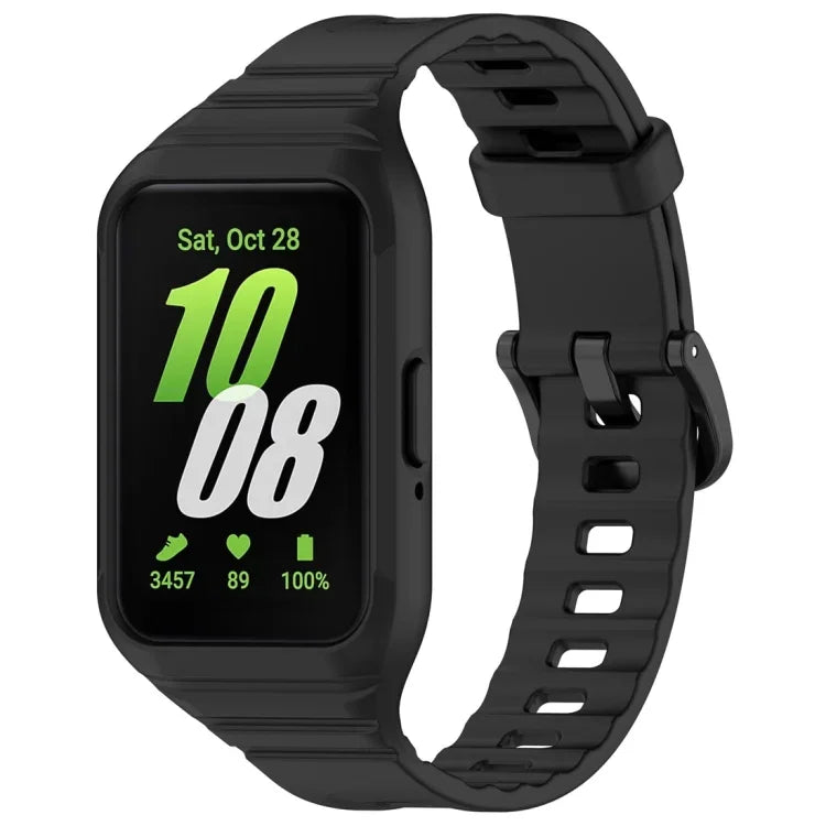 純色一體成型 TPU 錶帶，適用於 Samsung Galaxy Fit 3