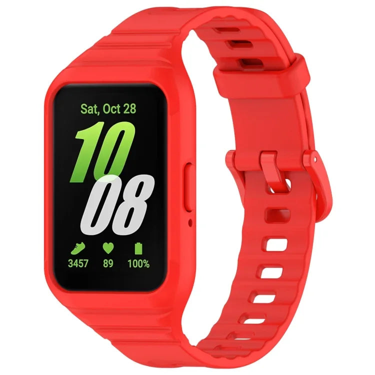 純色一體成型 TPU 錶帶，適用於 Samsung Galaxy Fit 3