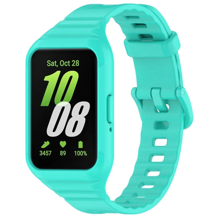 純色一體成型 TPU 錶帶，適用於 Samsung Galaxy Fit 3