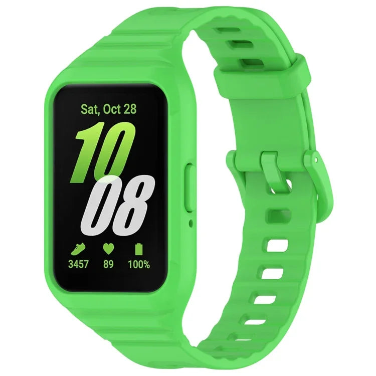 純色一體成型 TPU 錶帶，適用於 Samsung Galaxy Fit 3