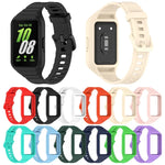 純色一體成型 TPU 錶帶，適用於 Samsung Galaxy Fit 3