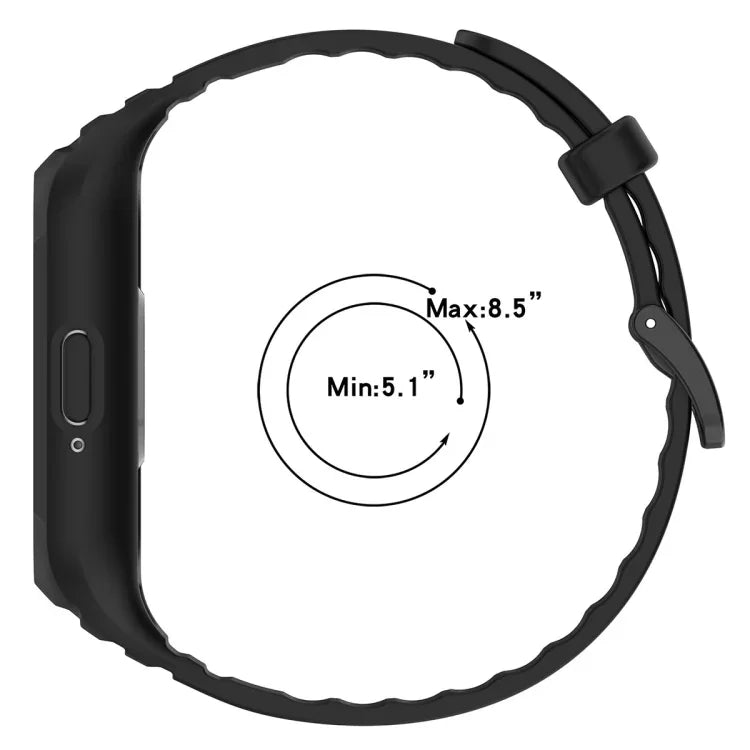純色一體成型 TPU 錶帶，適用於 Samsung Galaxy Fit 3