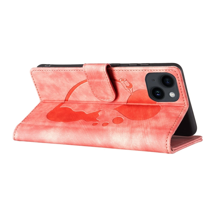 筆心貓壓紋皮革手機殼，適用於 iPhone 14 Plus，適用於 iPhone 14，適用於 iPhone 14 Pro，適用於 iPhone 14 Pro Max，適用於 iPhone 7 / 8 / SE 2022，適用於 iPhone 13 Pro Max，適用於 iPhone 13 Pro，適用於 iPhone 13