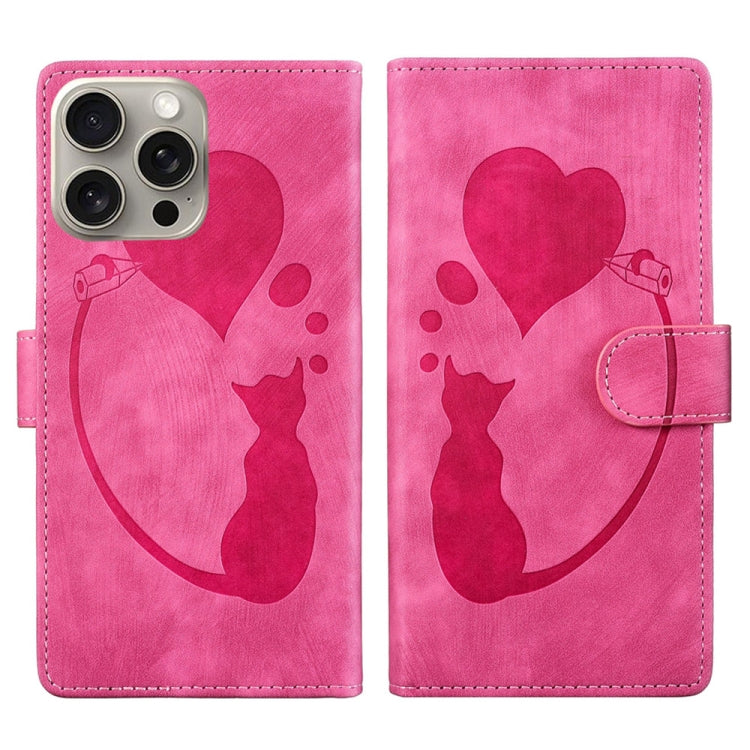 筆心貓壓紋皮革手機殼，適用於 iPhone 14 Plus，適用於 iPhone 14，適用於 iPhone 14 Pro，適用於 iPhone 14 Pro Max，適用於 iPhone 7 / 8 / SE 2022，適用於 iPhone 13 Pro Max，適用於 iPhone 13 Pro，適用於 iPhone 13