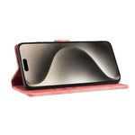 筆心貓壓紋皮革手機殼，適用於 iPhone 17 Pro Max，適用於 iPhone 17 Pro，適用於 iPhone 17，適用於 iPhone Air，適用於 iPhone 15 Pro Max，適用於 iPhone 15 Pro，適用於 iPhone 15 Plus，適用於 iPhone 15