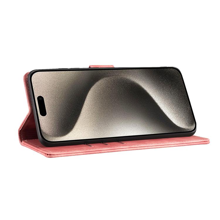 筆心貓壓紋皮革手機殼，適用於 iPhone 17 Pro Max，適用於 iPhone 17 Pro，適用於 iPhone 17，適用於 iPhone Air，適用於 iPhone 15 Pro Max，適用於 iPhone 15 Pro，適用於 iPhone 15 Plus，適用於 iPhone 15