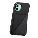 D04 小牛紋理雙卡槽手機殼，適用於 iPhone 11，適用於 iPhone 11 Pro，適用於 iPhone X / XS，適用於 iPhone XR，適用於 iPhone XS Max，適用於 iPhone 7 Plus / 8 Plus