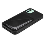 D04 小牛紋理雙卡槽手機殼，適用於 iPhone 11，適用於 iPhone 11 Pro，適用於 iPhone X / XS，適用於 iPhone XR，適用於 iPhone XS Max，適用於 iPhone 7 Plus / 8 Plus
