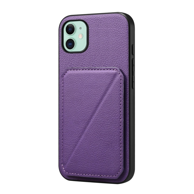 D04 小牛紋理雙卡槽手機殼，適用於 iPhone 11，適用於 iPhone 11 Pro，適用於 iPhone X / XS，適用於 iPhone XR，適用於 iPhone XS Max，適用於 iPhone 7 Plus / 8 Plus