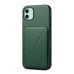 D04 小牛紋理雙卡槽手機殼，適用於 iPhone 11，適用於 iPhone 11 Pro，適用於 iPhone X / XS，適用於 iPhone XR，適用於 iPhone XS Max，適用於 iPhone 7 Plus / 8 Plus