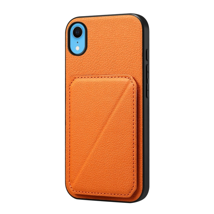 D04 小牛紋理雙卡槽手機殼，適用於 iPhone 11，適用於 iPhone 11 Pro，適用於 iPhone X / XS，適用於 iPhone XR，適用於 iPhone XS Max，適用於 iPhone 7 Plus / 8 Plus