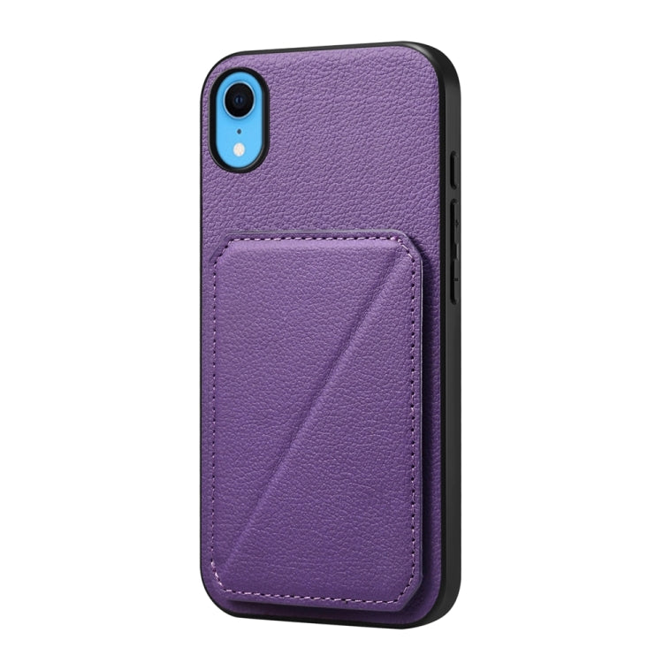 D04 小牛紋理雙卡槽手機殼，適用於 iPhone 11，適用於 iPhone 11 Pro，適用於 iPhone X / XS，適用於 iPhone XR，適用於 iPhone XS Max，適用於 iPhone 7 Plus / 8 Plus