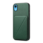 D04 小牛紋理雙卡槽手機殼，適用於 iPhone 11，適用於 iPhone 11 Pro，適用於 iPhone X / XS，適用於 iPhone XR，適用於 iPhone XS Max，適用於 iPhone 7 Plus / 8 Plus