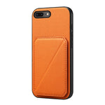 D04 小牛紋理雙卡槽手機殼，適用於 iPhone 11，適用於 iPhone 11 Pro，適用於 iPhone X / XS，適用於 iPhone XR，適用於 iPhone XS Max，適用於 iPhone 7 Plus / 8 Plus