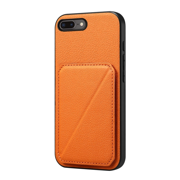 D04 小牛紋理雙卡槽手機殼，適用於 iPhone 11，適用於 iPhone 11 Pro，適用於 iPhone X / XS，適用於 iPhone XR，適用於 iPhone XS Max，適用於 iPhone 7 Plus / 8 Plus