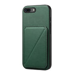 D04 小牛紋理雙卡槽手機殼，適用於 iPhone 11，適用於 iPhone 11 Pro，適用於 iPhone X / XS，適用於 iPhone XR，適用於 iPhone XS Max，適用於 iPhone 7 Plus / 8 Plus