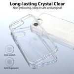 防刮壓克力TPU手機殼，適用於 iPhone 17e / 16e，適用於 iPhone 17 Pro Max，適用於 iPhone 17 Pro，適用於 iPhone 17，適用於 iPhone Air，適用於 iPhone 16 Pro Max，適用於 iPhone 16 Pro，適用於 iPhone 16 Plus，適用於 iPhone 16