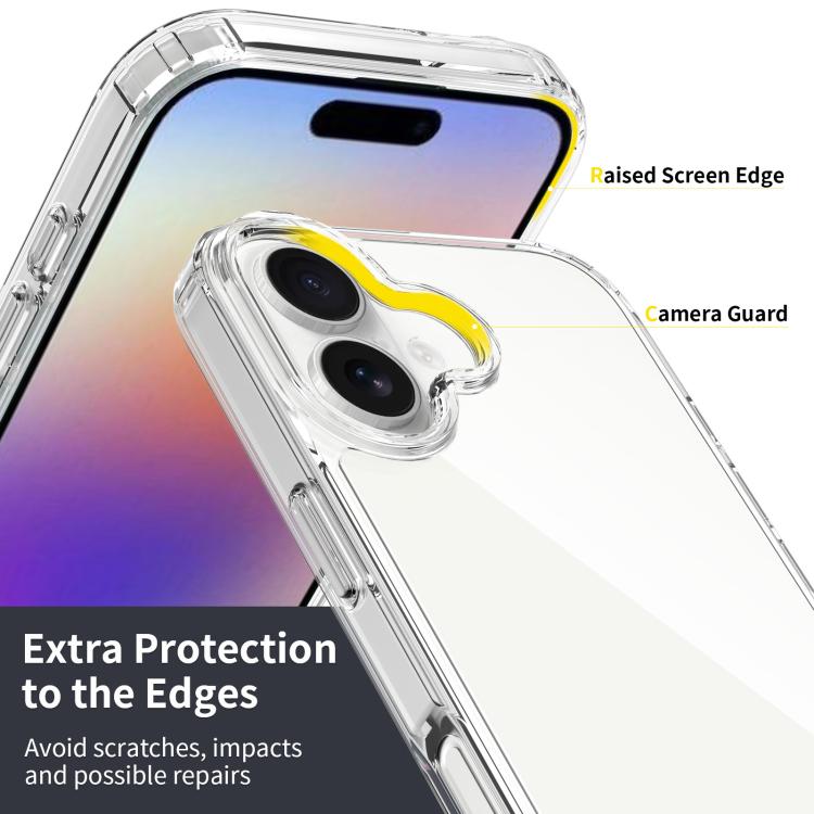 防刮壓克力TPU手機殼，適用於 iPhone 17e / 16e，適用於 iPhone 17 Pro Max，適用於 iPhone 17 Pro，適用於 iPhone 17，適用於 iPhone Air，適用於 iPhone 16 Pro Max，適用於 iPhone 16 Pro，適用於 iPhone 16 Plus，適用於 iPhone 16