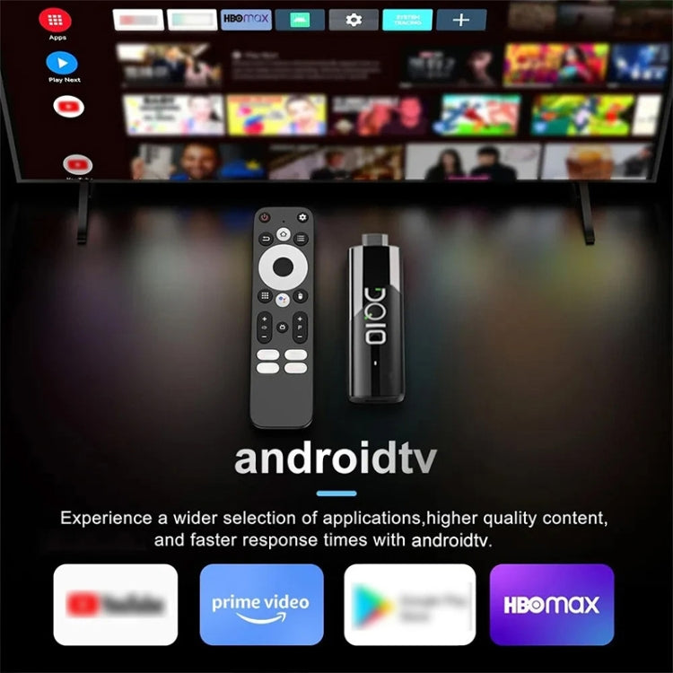 LEMFO DQ10 Allwinner H618 四核 ARM Cortex A53 8K 高清 Android 電視棒，2GB+16GB