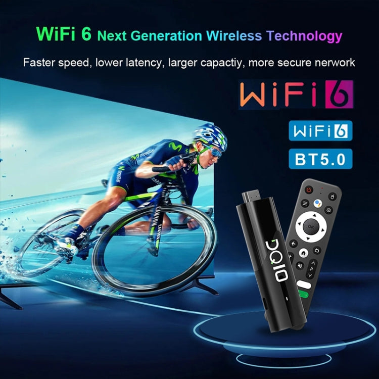 LEMFO DQ10 Allwinner H618 四核 ARM Cortex A53 8K 高清 Android 電視棒，2GB+16GB