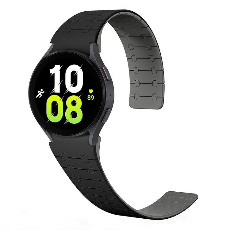 雙色環形磁吸矽膠錶帶，適用於 Samsung Galaxy Watch 6 / 5 / 4
