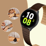 雙色環形磁吸矽膠錶帶，適用於 Samsung Galaxy Watch 6 / 5 / 4