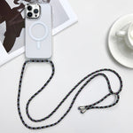 MagSafe 磁吸 PC + TPU 手機殼附掛繩，適用於 iPhone 14 Pro Max、iPhone 13 Pro Max、iPhone 13 Pro、iPhone 13