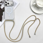 MagSafe 磁吸PC + TPU手機殼附掛繩，適用於 iPhone 17e / 16e，適用於 iPhone 17 Pro Max，適用於 iPhone 17 Pro，適用於 iPhone 17