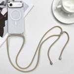 MagSafe 磁吸PC + TPU手機殼附掛繩，適用於 iPhone Air，適用於 iPhone 16 Pro Max，適用於 iPhone 16 Pro，適用於 iPhone 16 Plus