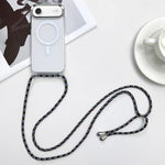 MagSafe 磁吸PC + TPU手機殼附掛繩，適用於 iPhone Air，適用於 iPhone 16 Pro Max，適用於 iPhone 16 Pro，適用於 iPhone 16 Plus