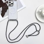 MagSafe 磁吸PC + TPU手機殼附掛繩，適用於 iPhone Air，適用於 iPhone 16 Pro Max，適用於 iPhone 16 Pro，適用於 iPhone 16 Plus