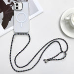 MagSafe 磁吸PC + TPU手機殼附掛繩，適用於 iPhone Air，適用於 iPhone 16 Pro Max，適用於 iPhone 16 Pro，適用於 iPhone 16 Plus