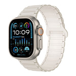 I 形磁性矽膠錶帶，適用於 Apple Watch SE 2023 44mm，適用於 Apple Watch SE 2023 40mm，適用於 Apple Watch Ultra 2 49mm