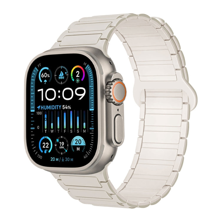 I 形磁性矽膠錶帶，適用於 Apple Watch SE 2023 44mm，適用於 Apple Watch SE 2023 40mm，適用於 Apple Watch Ultra 2 49mm