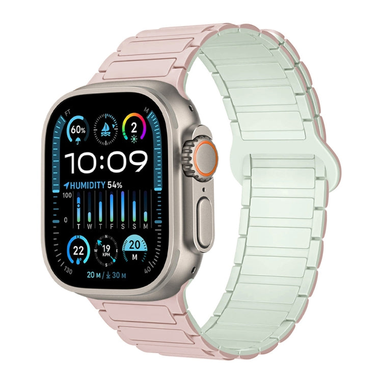 I 形磁性矽膠錶帶，適用於 Apple Watch SE 2023 44mm，適用於 Apple Watch SE 2023 40mm，適用於 Apple Watch Ultra 2 49mm
