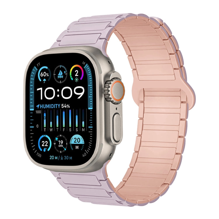 I 形磁性矽膠錶帶，適用於 Apple Watch SE 2023 44mm，適用於 Apple Watch SE 2023 40mm，適用於 Apple Watch Ultra 2 49mm