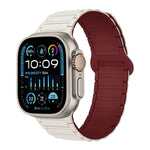 I 形磁性矽膠錶帶，適用於 Apple Watch SE 2023 44mm，適用於 Apple Watch SE 2023 40mm，適用於 Apple Watch Ultra 2 49mm