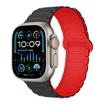 I 形磁性矽膠錶帶，適用於 Apple Watch SE 2023 44mm，適用於 Apple Watch SE 2023 40mm，適用於 Apple Watch Ultra 2 49mm