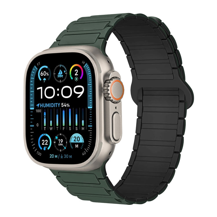 I 形磁性矽膠錶帶，適用於 Apple Watch SE 2023 44mm，適用於 Apple Watch SE 2023 40mm，適用於 Apple Watch Ultra 2 49mm