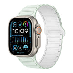 I 形磁性矽膠錶帶，適用於 Apple Watch SE 2023 44mm，適用於 Apple Watch SE 2023 40mm，適用於 Apple Watch Ultra 2 49mm