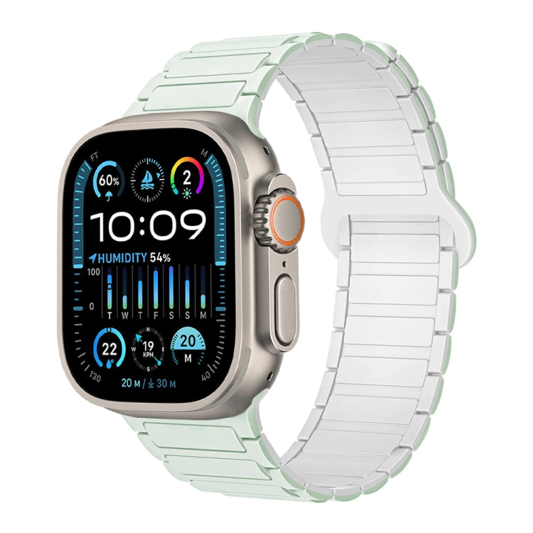 I 形磁性矽膠錶帶，適用於 Apple Watch SE 2023 44mm，適用於 Apple Watch SE 2023 40mm，適用於 Apple Watch Ultra 2 49mm