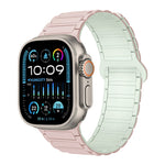 I 形磁性矽膠錶帶，適用於 Apple Watch Series 9 45mm，適用於 Apple Watch Series 9 41mm，適用於 Apple Watch Ultra 49mm