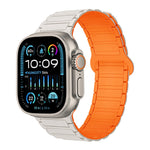 I 形磁性矽膠錶帶，適用於 Apple Watch Series 9 45mm，適用於 Apple Watch Series 9 41mm，適用於 Apple Watch Ultra 49mm