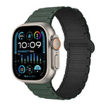 I 形磁性矽膠錶帶，適用於 Apple Watch Series 9 45mm，適用於 Apple Watch Series 9 41mm，適用於 Apple Watch Ultra 49mm