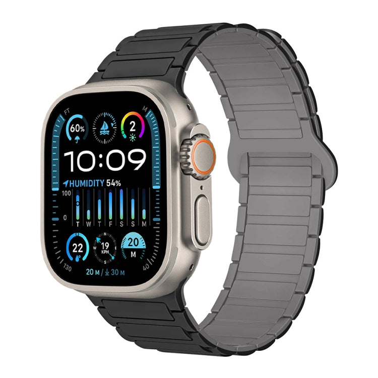 I 形磁性矽膠錶帶，適用於 Apple Watch Series 9 45mm，適用於 Apple Watch Series 9 41mm，適用於 Apple Watch Ultra 49mm