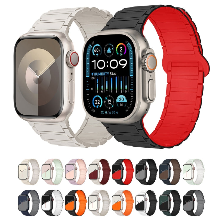 I 形磁性矽膠錶帶，適用於 Apple Watch SE 2023 44mm，適用於 Apple Watch SE 2023 40mm，適用於 Apple Watch Ultra 2 49mm