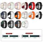 I 形磁性矽膠錶帶，適用於 Apple Watch SE 2023 44mm，適用於 Apple Watch SE 2023 40mm，適用於 Apple Watch Ultra 2 49mm