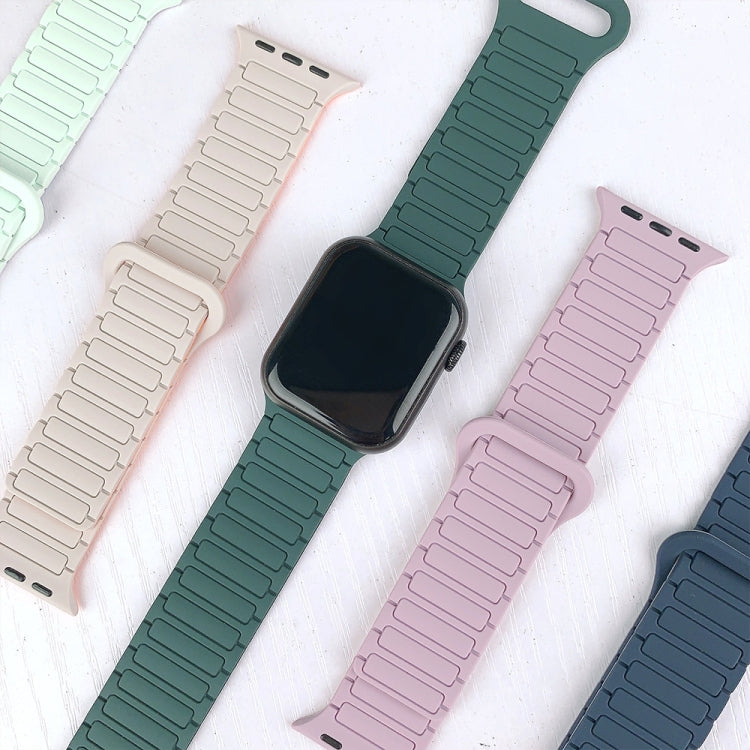 I 形磁性矽膠錶帶，適用於 Apple Watch Series 9 45mm，適用於 Apple Watch Series 9 41mm，適用於 Apple Watch Ultra 49mm