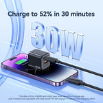 USAMS US-SJ697 USB-C / Type-C 轉 8 Pin 30W 條紋快充數據線，1米，2米，3米